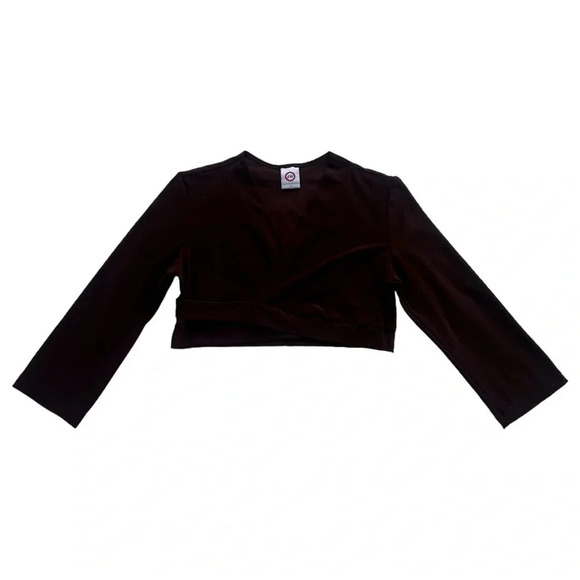 Vintage 90’s Brown Wrap Shrug - Picture 1 of 9